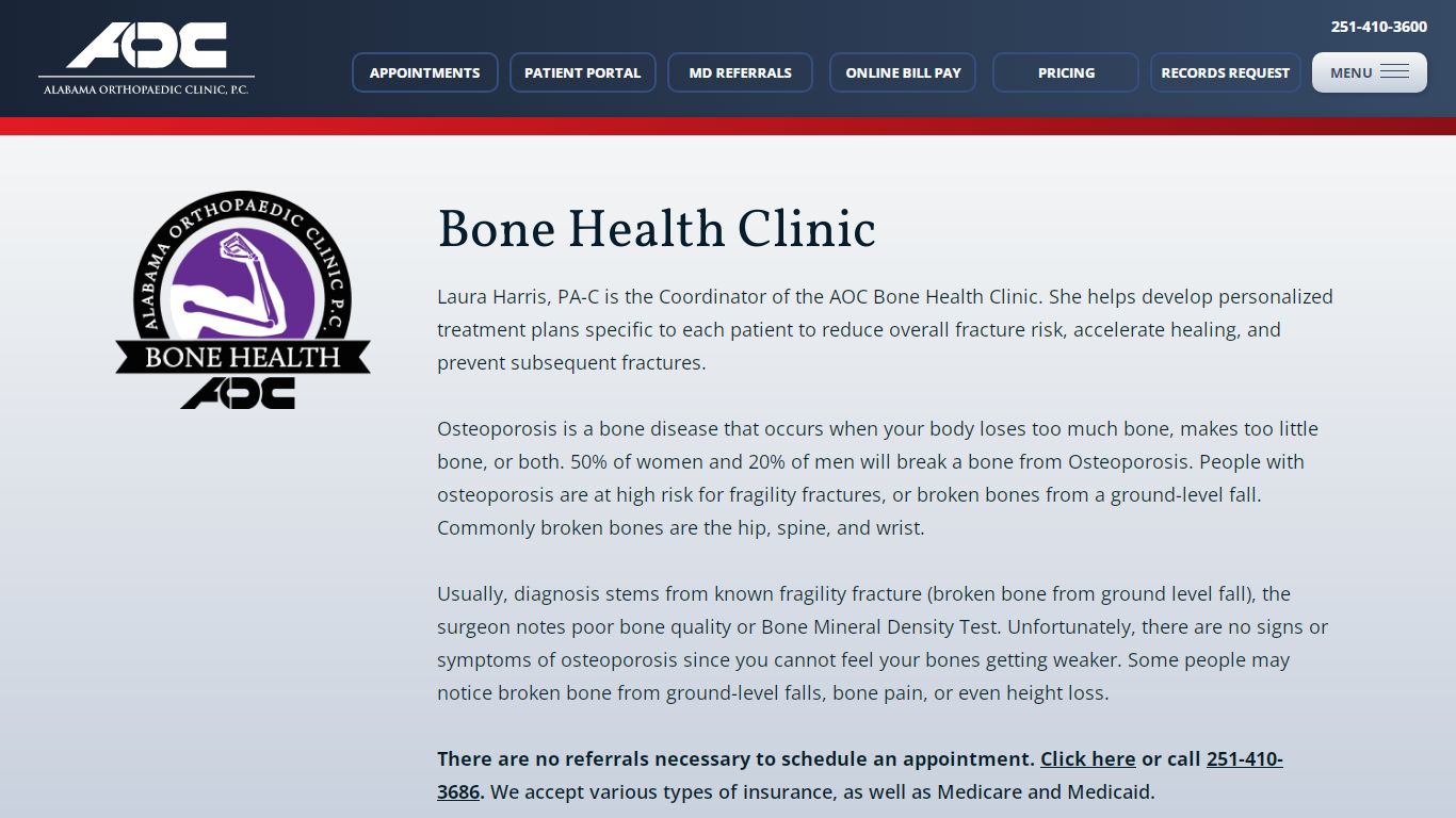 Bone Health Clinic – AOC